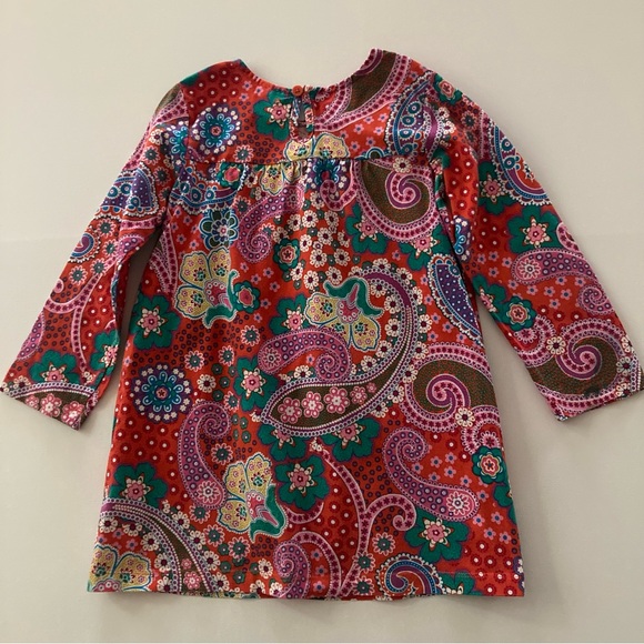 Hanna Andersson 110 Girls 5 Floral Paisley Dress - Picture 4 of 10